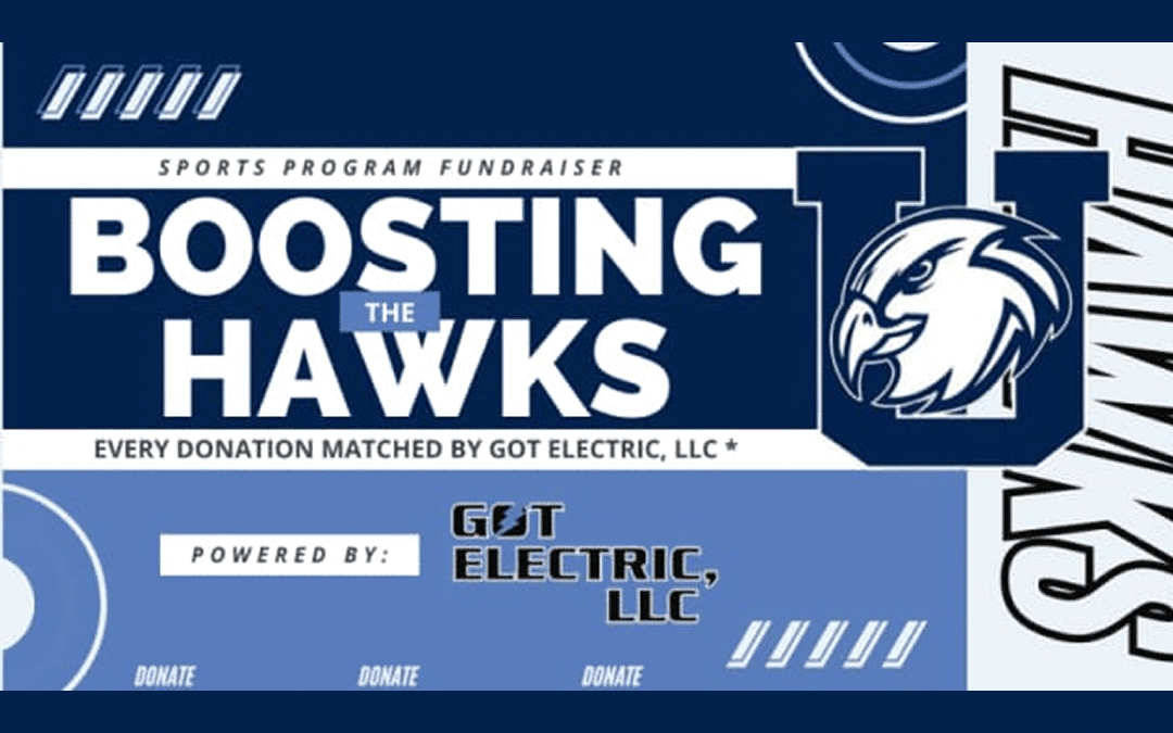 Got Electric Powers Community Support with Urbana High School Booster Club Matching Campaign